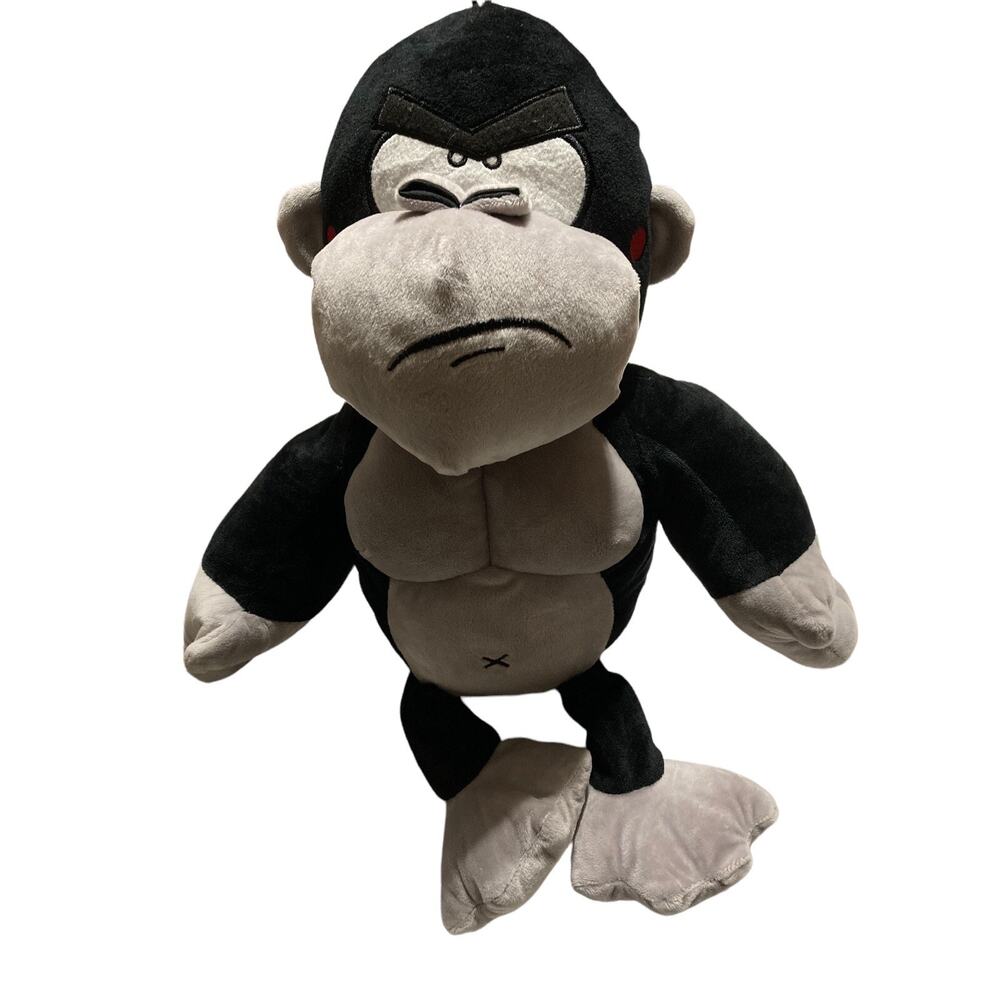 Black & Gray Gorilla‎ 19" Plush Stuffed Animal ~ Good Stuff